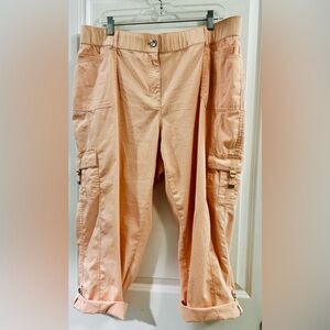 Cato Pink Capris Lightweight Casual Pants